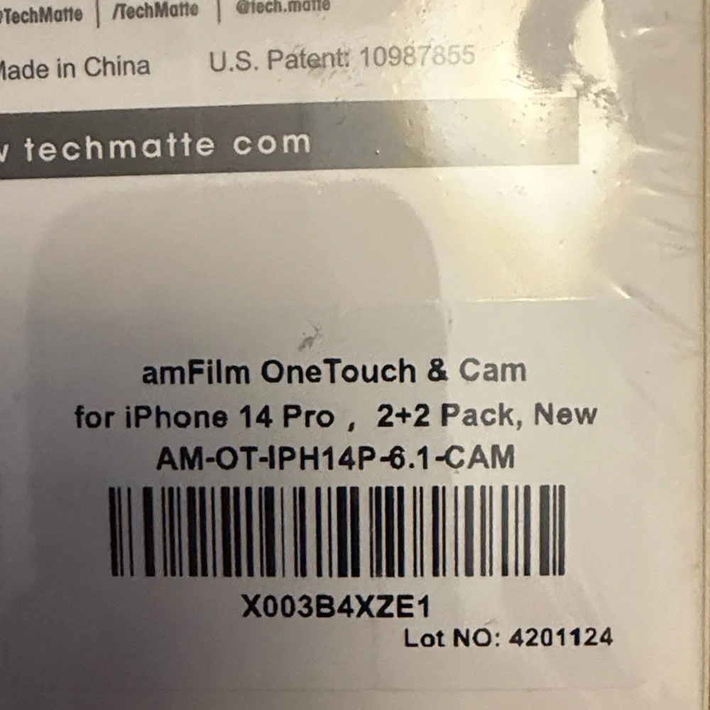 amFilm Screen Protector IPhone 14 Pro - Picture 4 of 4